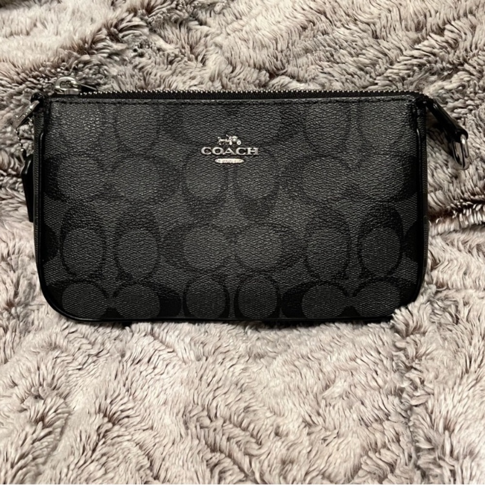 Coach Nolita 19 Graphite Black Signature Canvas